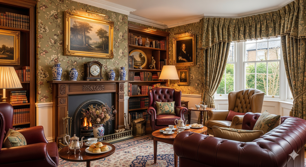 salon w angielskim stylu
